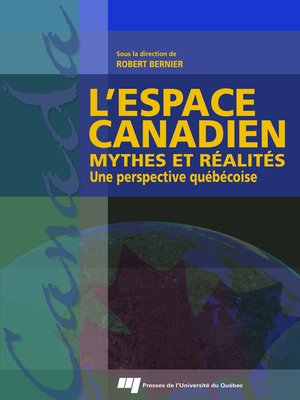 cover image of L' espace canadien